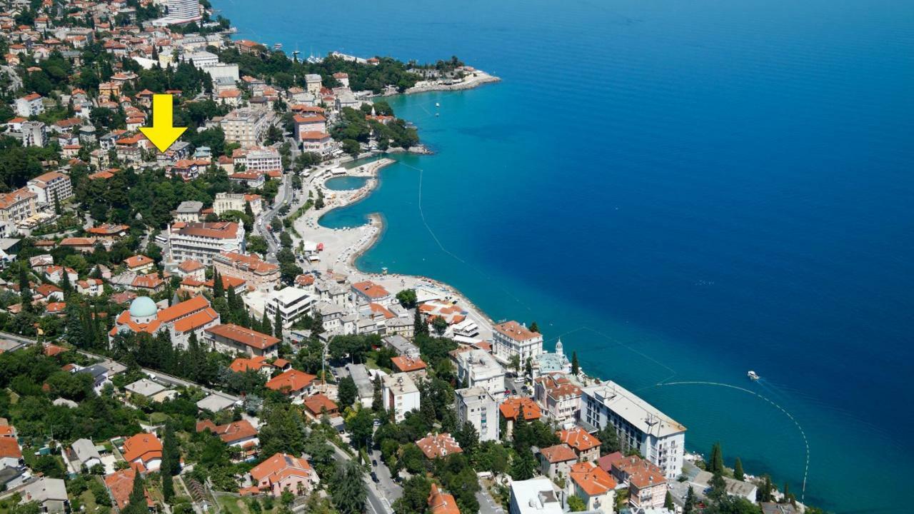 Stefani Studio Apartman Opatija Exterior foto